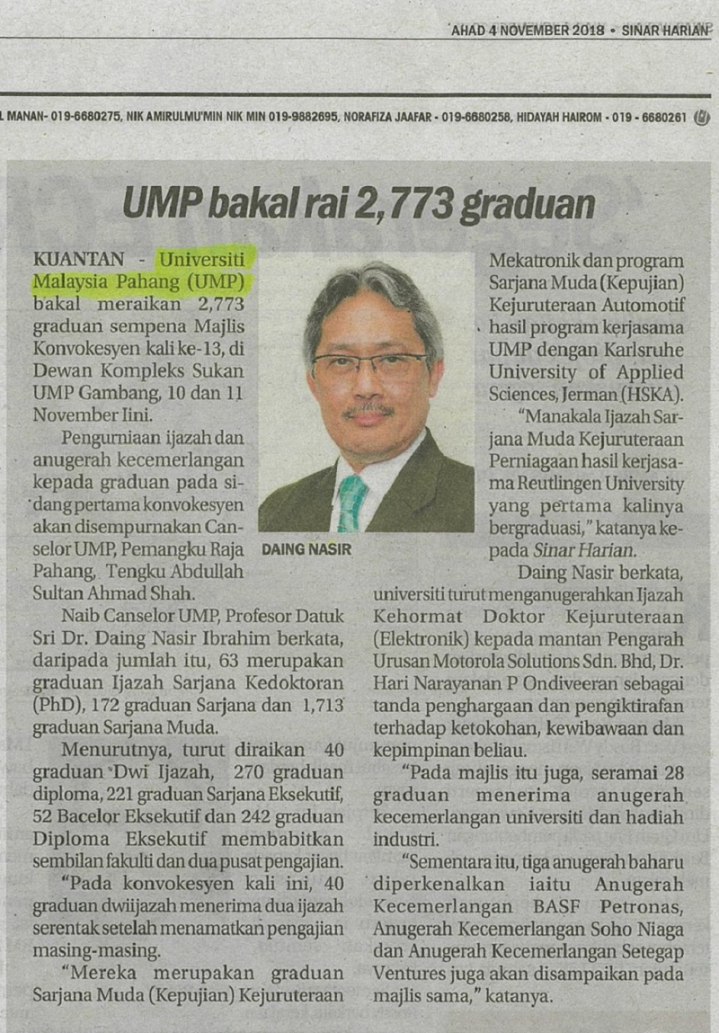 UMP bakal rai 2,773 graduan 