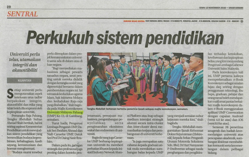 Perkukuh sistem pendidikan