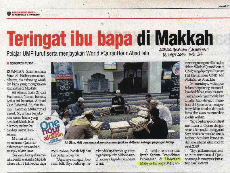 Teringat ibu bapa di Makkah