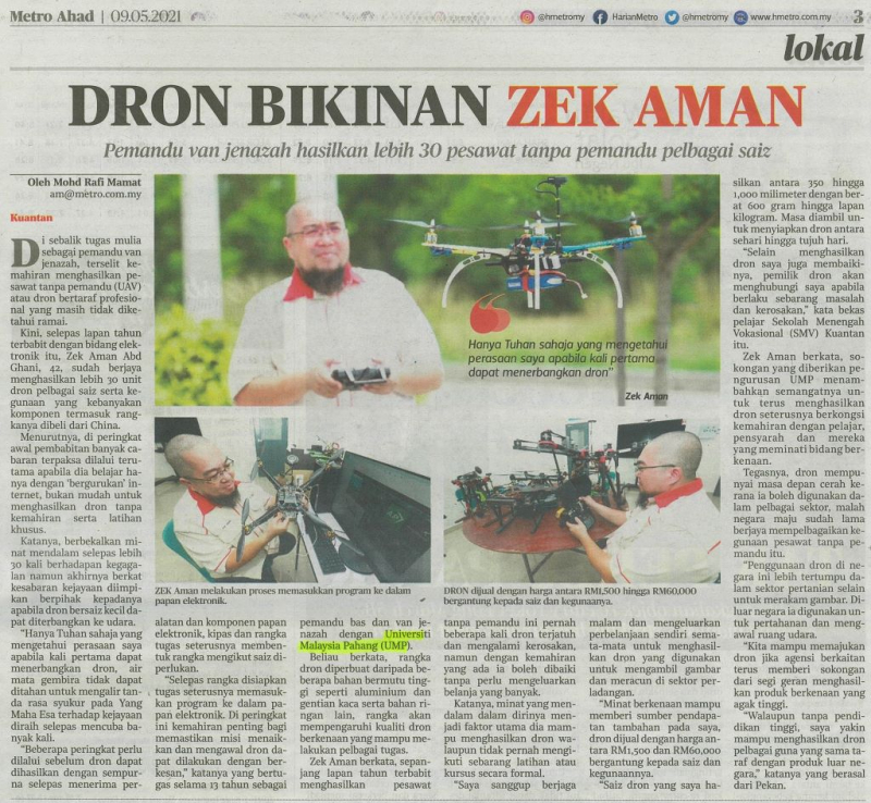 Dron Bikinan Zek Aman