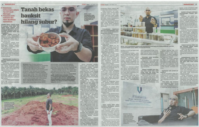 Tanah bekas bauksit hilang sumber?