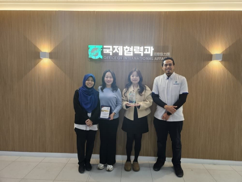 2 Pensyarah UMPSA sertai Program Mobiliti Bersasar Antarabangsa di Chonnam National University, Korea Selatan-