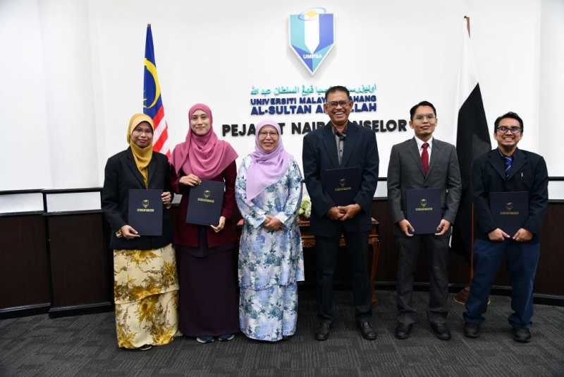 5 UMPSA Senior Lecturers promoted to Associate Professor, Grade DS14