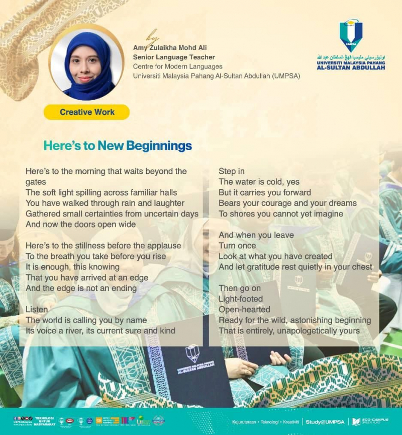 Here's to New Beginnings