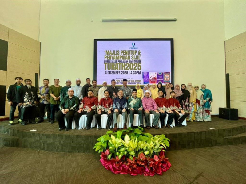 63 peserta terima Sijil Tamat Kursus Pengajian Ilmu Turath UMPSA