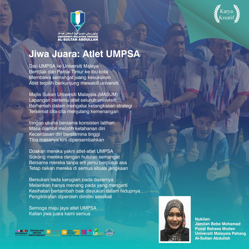 Jiwa Juara : Atlet UMPSA