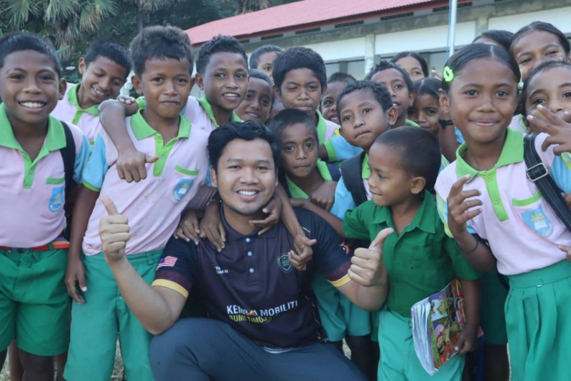 Alumni UMPSA, Syahirurraﬁq bawa kepakaran kejuruteraan, hulur bakti di Timor-Leste