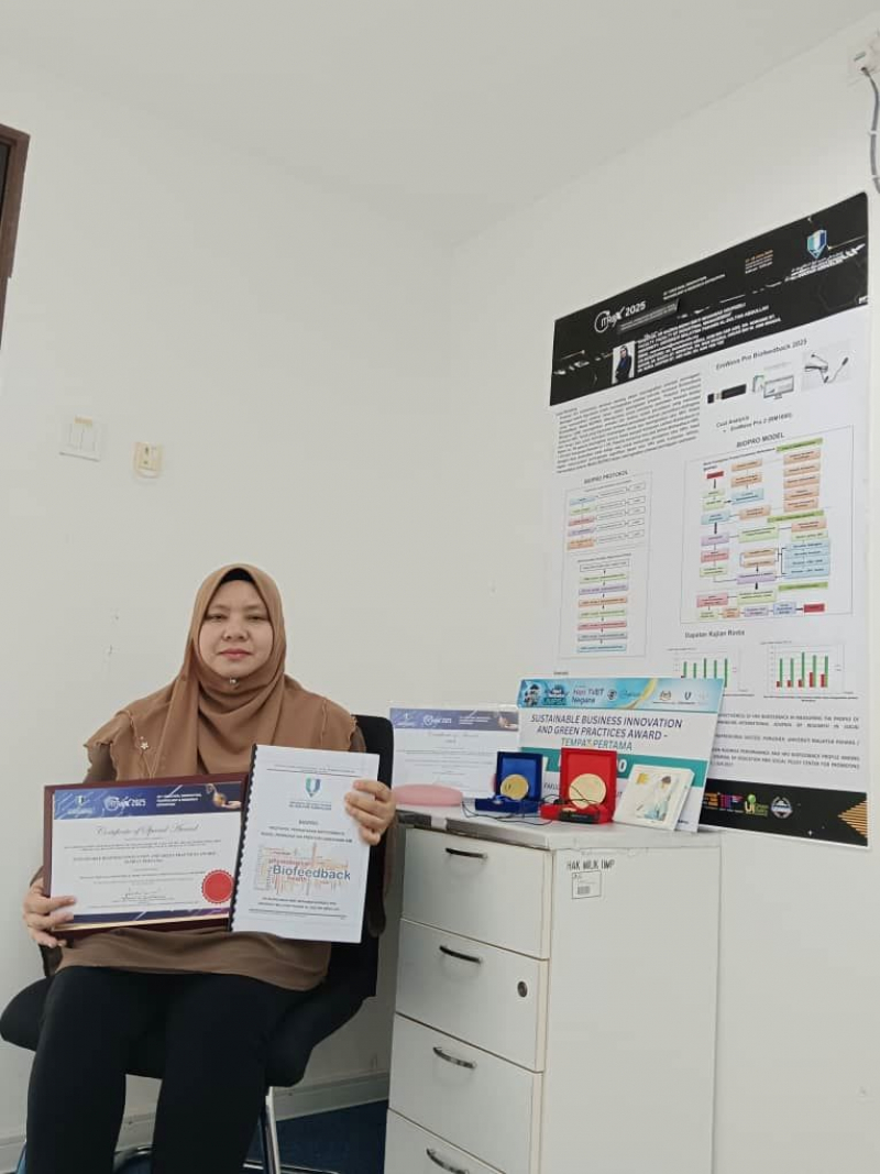 BIOPRO: UMPSA Researcher Dr. Nazrolnizah’s Biofeedback Protocol boosts performance of AIM Female Entrepreneurs