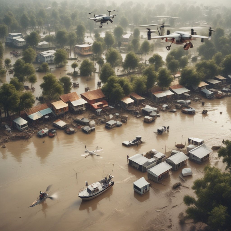 Bagaimanakah teknologi digital mempercepat bantuan kecemasan dalam situasi banjir dan krisis?
