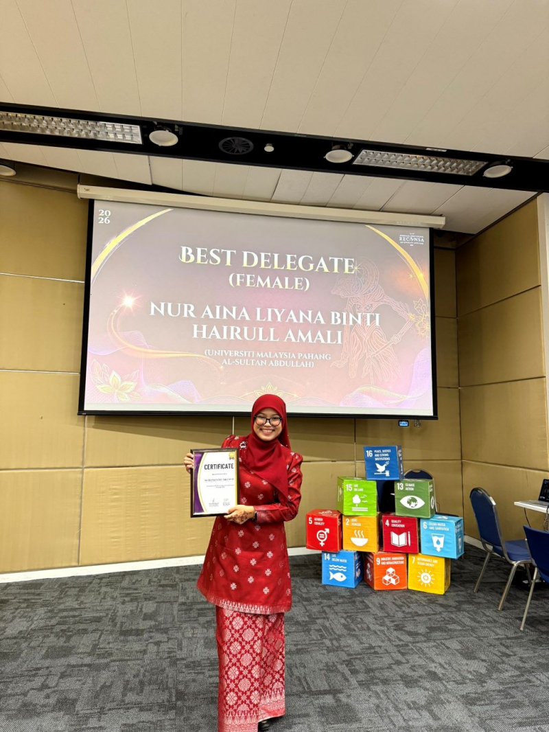 EcoNexus UMPSA bawa agenda kelestarian dan kepimpinan mahasiswa ke pentas RECONSA 2026