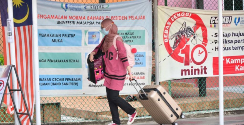 Following SOP, UMP students leave to celebrate Aidilfitri