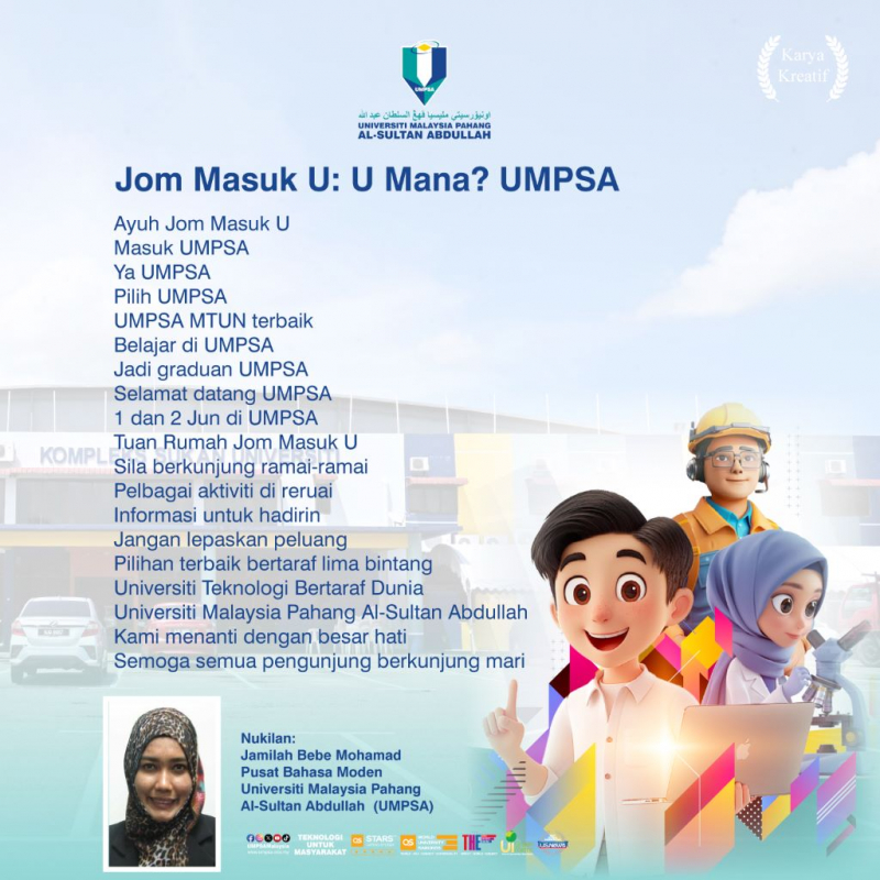 Jom Masuk U: U Mana? UMPSA