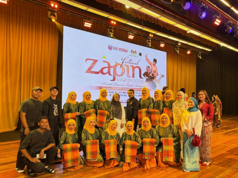 Kelab Tarian Kencana Pawana wakili UMPSA ke pentas Festival Zapin MAKUM 2026