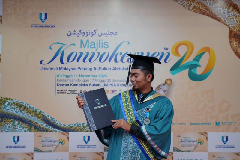 Khairul Syahmi, simbol kecekalan anak Sabah di pentas kecemerlangan UMPSA