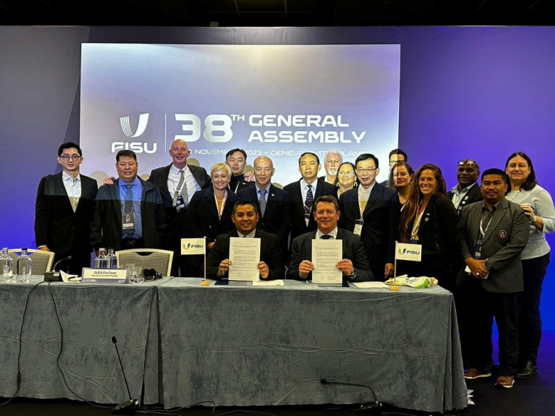 Strategic collaboration between AUSC-FISU Oceania to strengthen the development of university sports in Malaysia