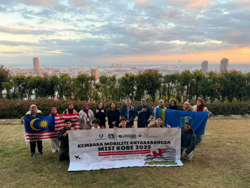 Academic mobility to Kobe University strengthens technology networks and cultural exchange of UMPSA students