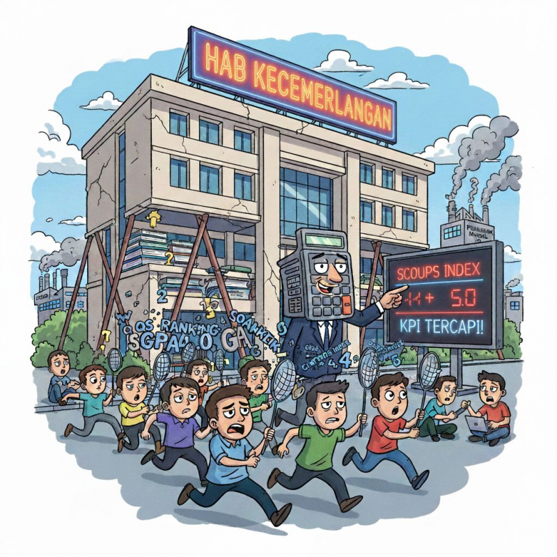 Antara Realiti ‘Hab Kecemerlangan’ dan Obsesi Angka Institusi Pendidikan Tinggi Malaysia