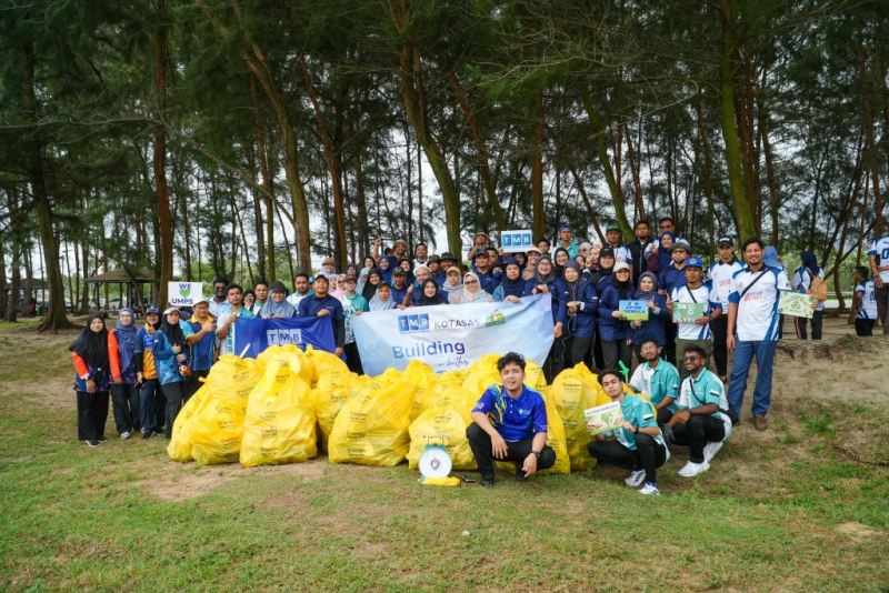 120 sukarelawan UMPSA, TMB, SWCorp dan Alam, Flora kutip 190.2kg sisa sepanjang kurang 500m di Pantai Tanjung Gosong