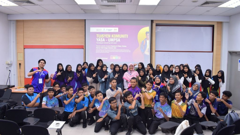 Program kerjasama UMPSA dan Yayasan Al-Sultan Abdullah (YASA) berjaya memperkasakan pelajar B40 cemerlang dalam peperiksaan SPM