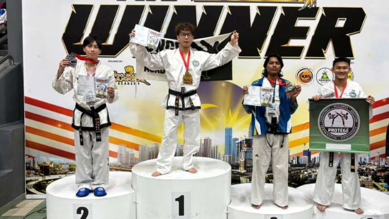 Kelab Tae kwan do ITF UMPSA raih 2 pingat perak dan 1 gangsa di Hwa Rang Asia Cup 2026
