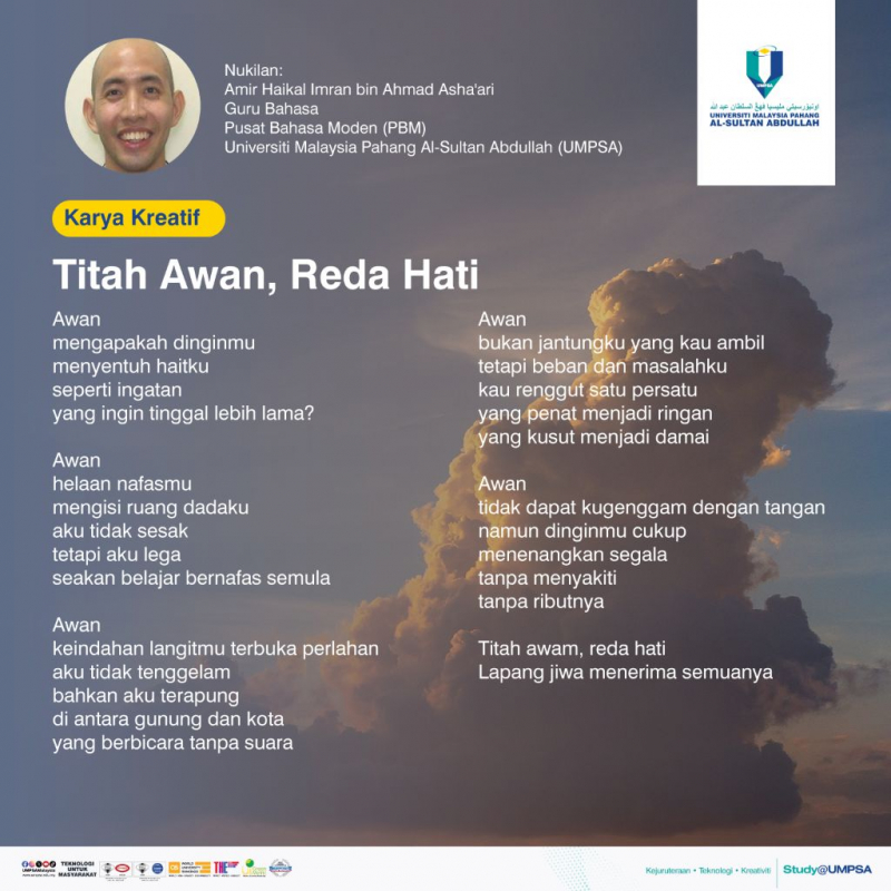Titah Awan, Reda Hati