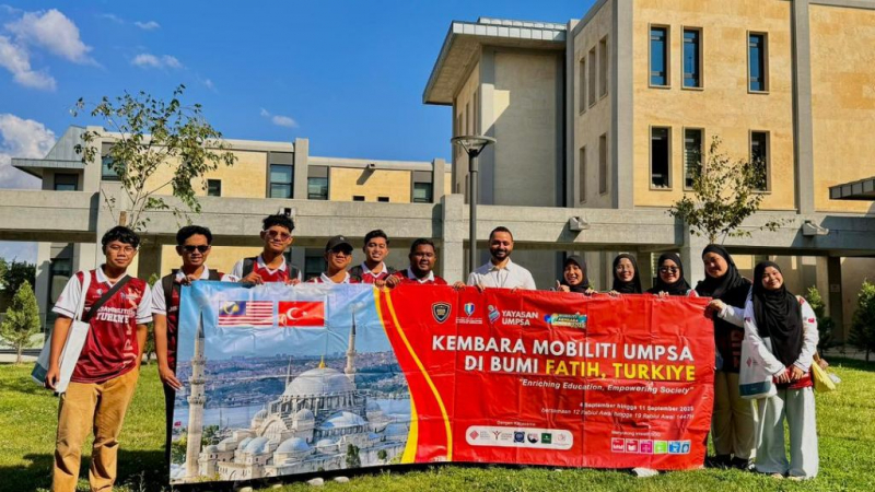 12 sukarelawan UMPSA perkasa jaringan global di Turkiye terokai pendidikan, budaya dan khidmat komuniti 