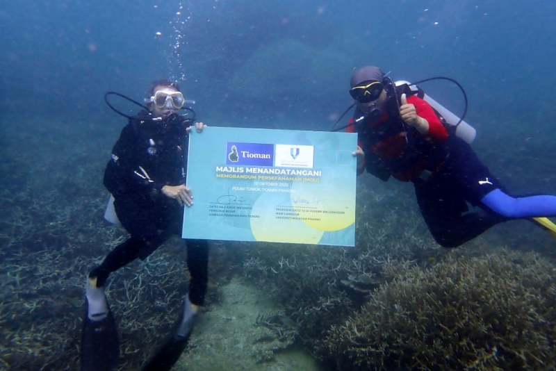  UMP dan TDA meterai MoU di dasar laut