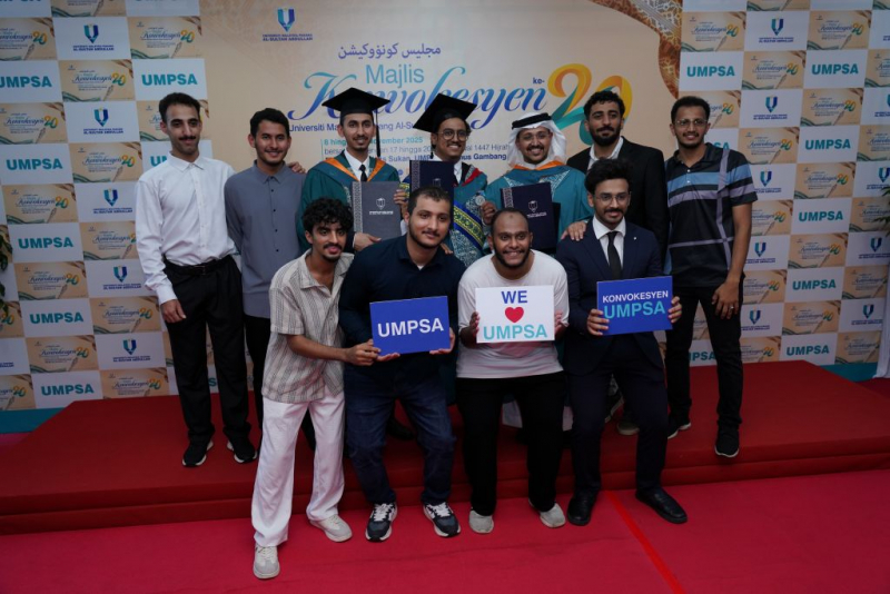 UMPSA Raikan 78 Graduan Antarabangsa pada Konvokesyen Ke-20