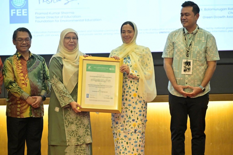 UMPSA cipta sejarah universiti pertama di Malaysia terima pengiktirafan Eco-Campus Green Flag