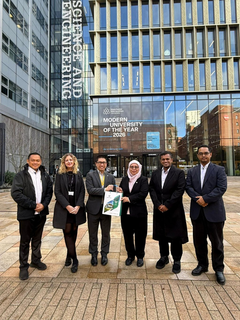 UMPSA deepens global partnerships through official visit to Manchester Metropolitan University and Staff Training Programme
