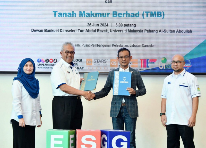 UMPSA forges sustainability cooperation with Tanah Makmur Berhad