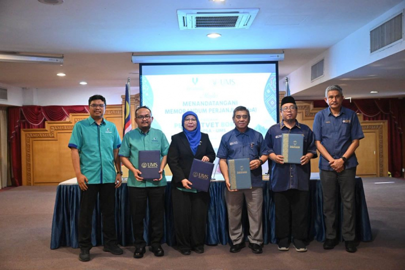 UMPSA, UMS meterai MoA Program TVET Borneo Pesisir perluas akses pendidikan tinggi di Sabah