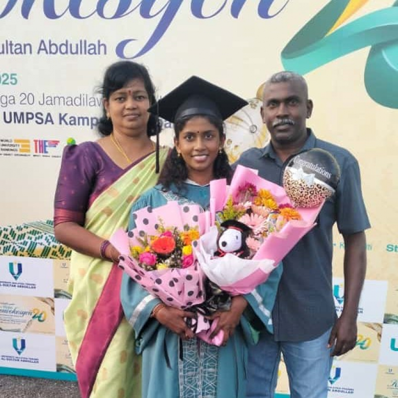 Ujian Bukan Alasan, Pavithra Buktikan Tiada Yang Mustahil Dengan Semangat Dan Usaha