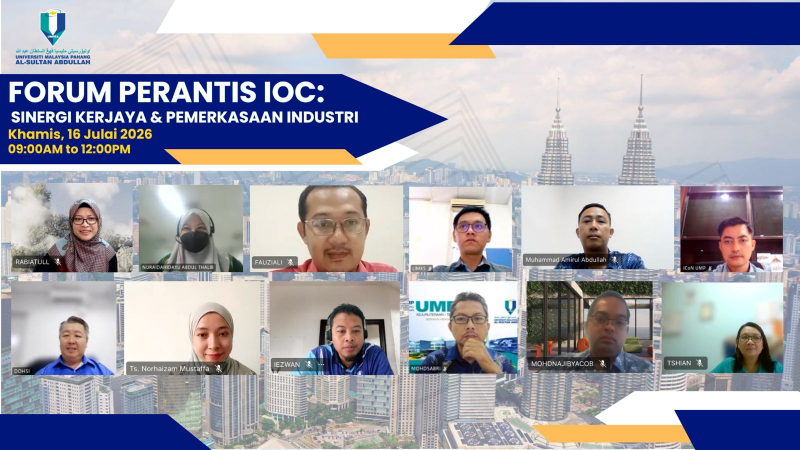 Forum Perantis IOC Siri 1: Perkasa kolaborasi universiti–industri melalui program sangkutan industri