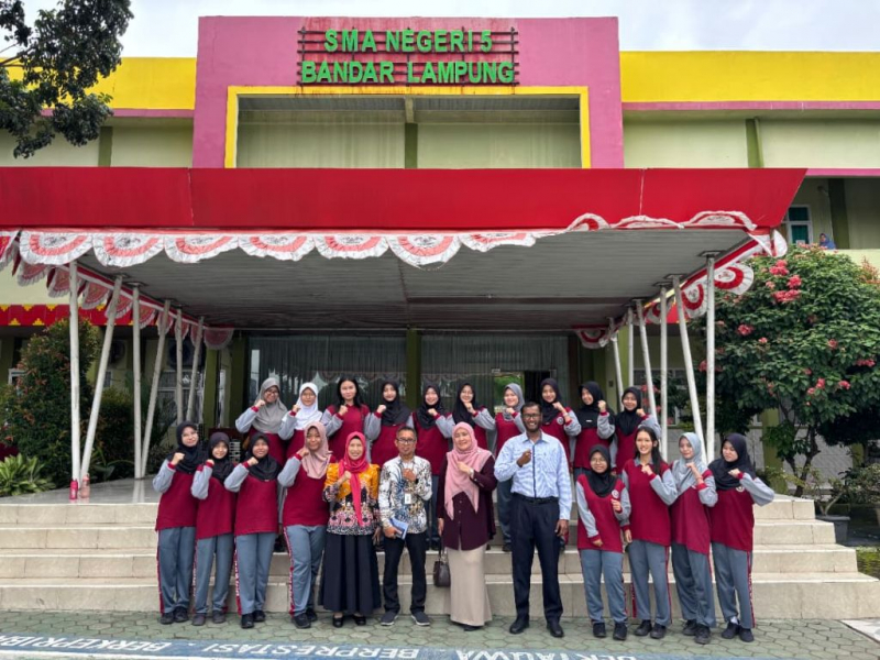 Profesor Matematik Malaysia perkasa pendidikan serantau, jayakan program khidmat komuniti antarabangsa di Bandar Lampung