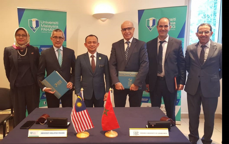 UMP jalin kerjasama akademik dan penyelidikan dengan Hassan II University of Casablanca 