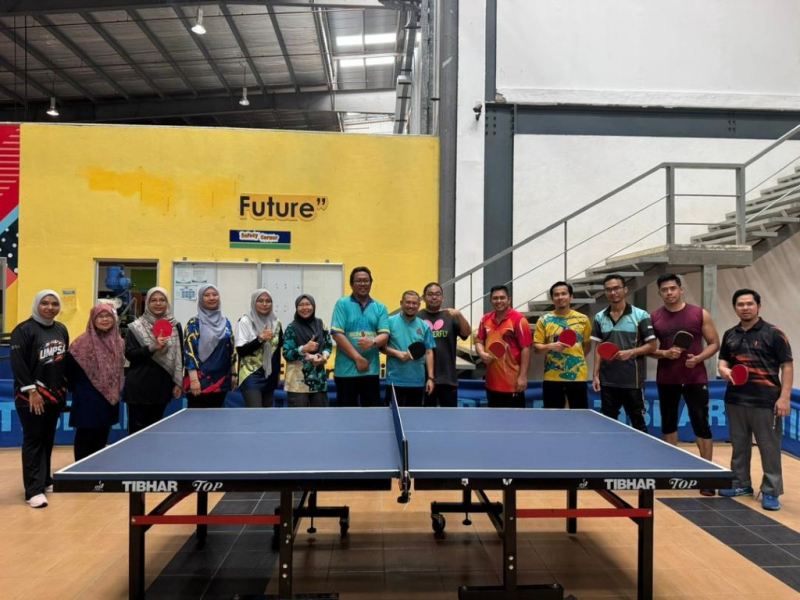 UMPSA perkukuh pasukan Ping Pong hadapi SUKUM 2026