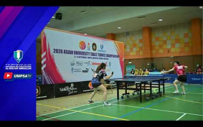 UMPSA Himpun Atlet Universiti Terbaik dalam Asian University Table Tennis Championship