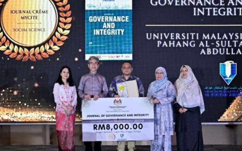 JGI journal UMPSA earns recognition Crème Award