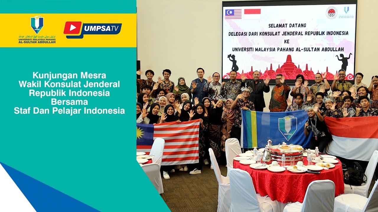 Kunjungan Mesra Wakil Konsulat Jenderal Republik Indonesia bersama Staf dan Pelajar Indonesia