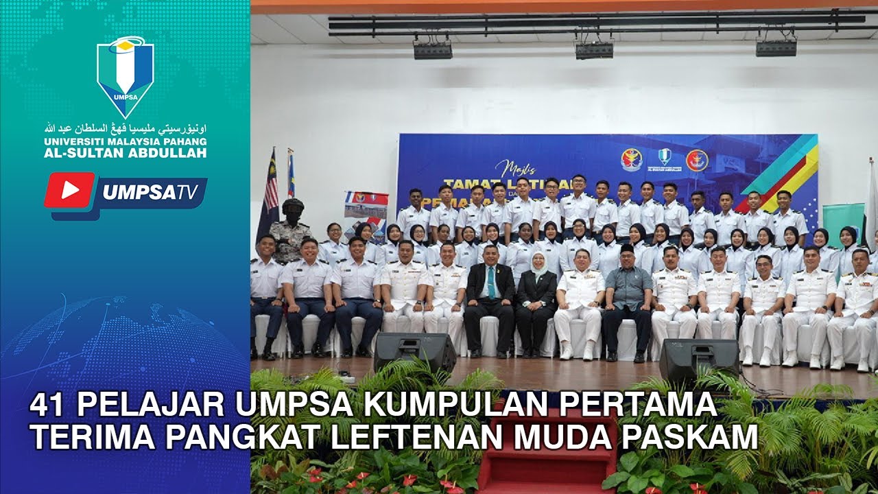Majlis Tamat Latihan & Pemakaian Pangkat Leftenan Muda PASKAM UMPSA Siri 1/2023